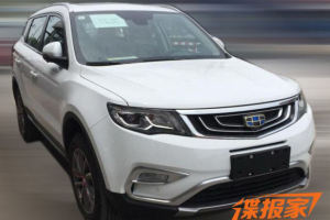 或上1.8T 吉利新款博越谍照实车曝光