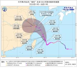 “烟花”登陆 华东地区有严重风雨影响