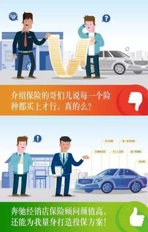 汽车保险水太深？——且听，奔驰漫画细道它