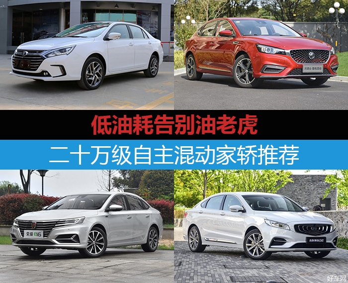 低油耗告别油老虎 二十万级自主混动家轿推荐