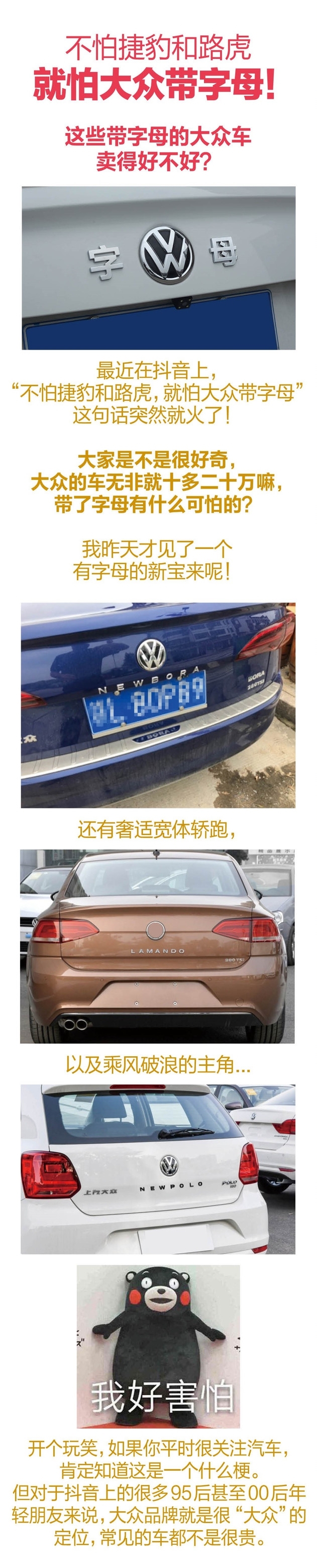不怕捷豹和路虎 就怕大众带字母！说说带字母的大众车