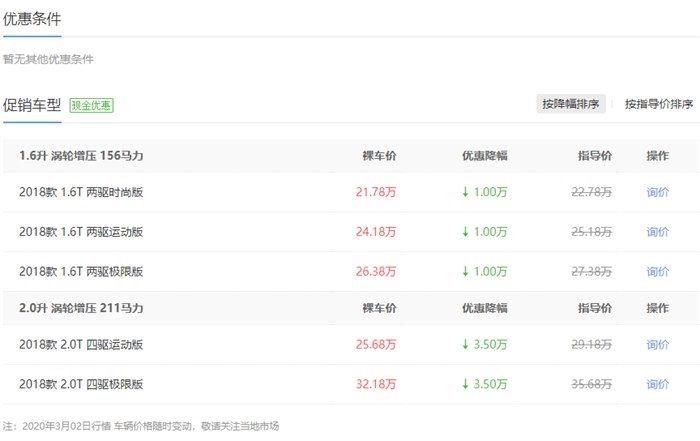 英菲尼迪QX30促销优惠3.5万 可试乘试驾