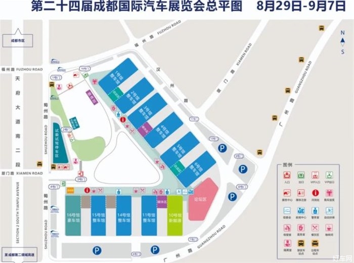 2021成都车展展位分布：特斯拉缺席、诸多新车将亮相